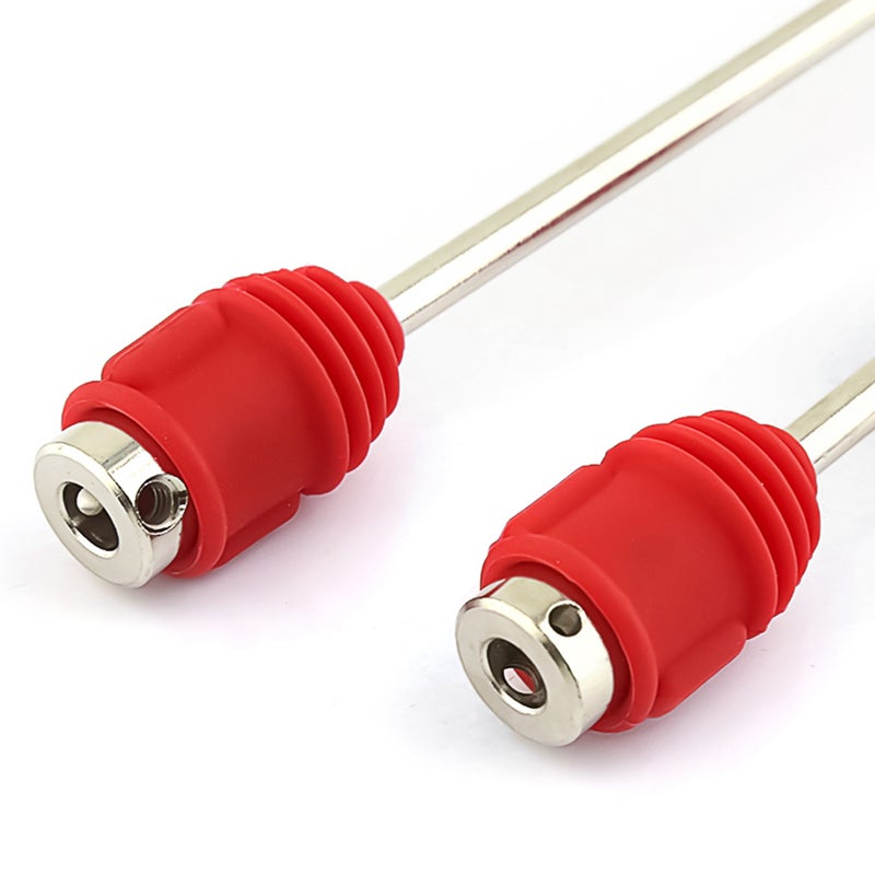 Steel Center Driveshafts CVD 8655R with Boots Replacement for Traxxas E-Revo 2.0 Remote Control Car Upgrades Parts(Red, 2 Pieces) - Image 2