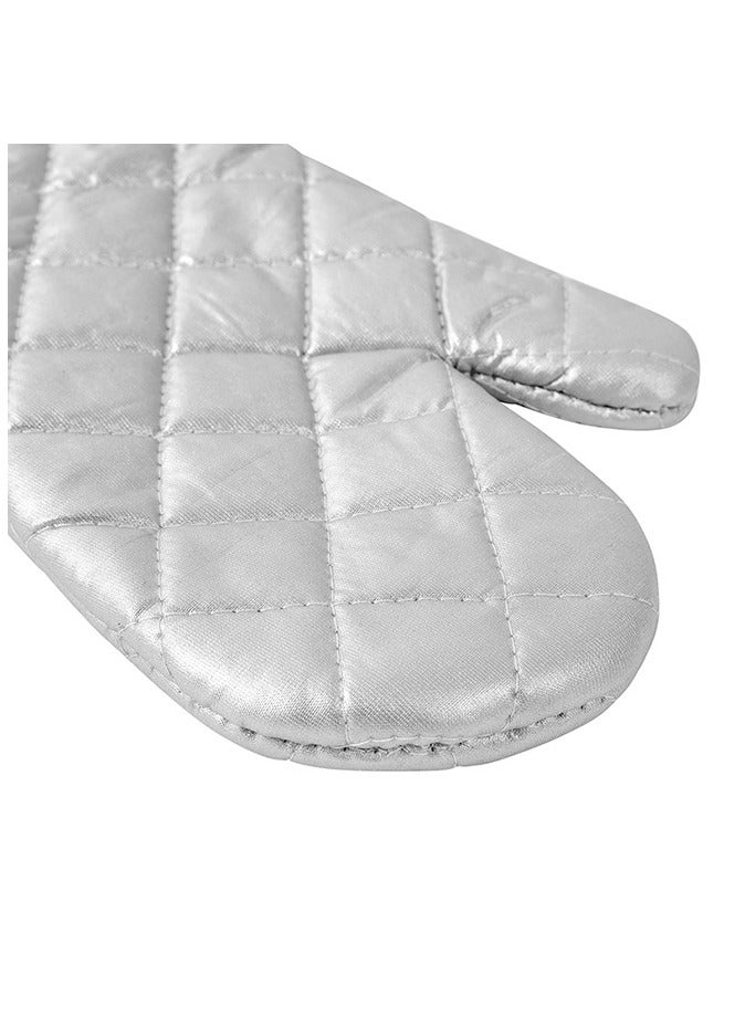 Anti Steam Oven Gloves Silver 17 x 27cm - Image 3