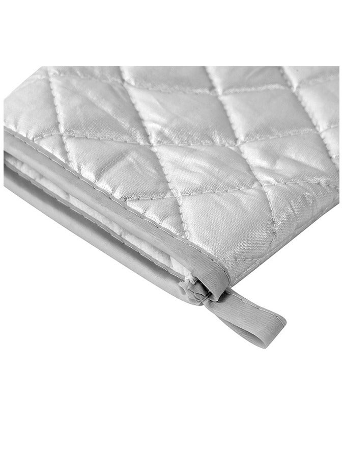 Anti Steam Oven Gloves Silver 17 x 27cm - Image 4