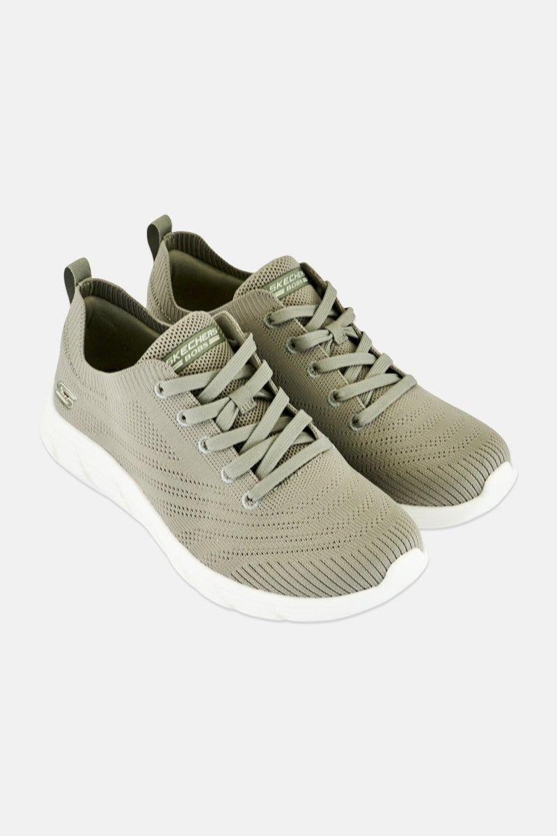 SKECHERS Women Graceful Stride Lace Up Training Shoes, Light Olive - Image 2