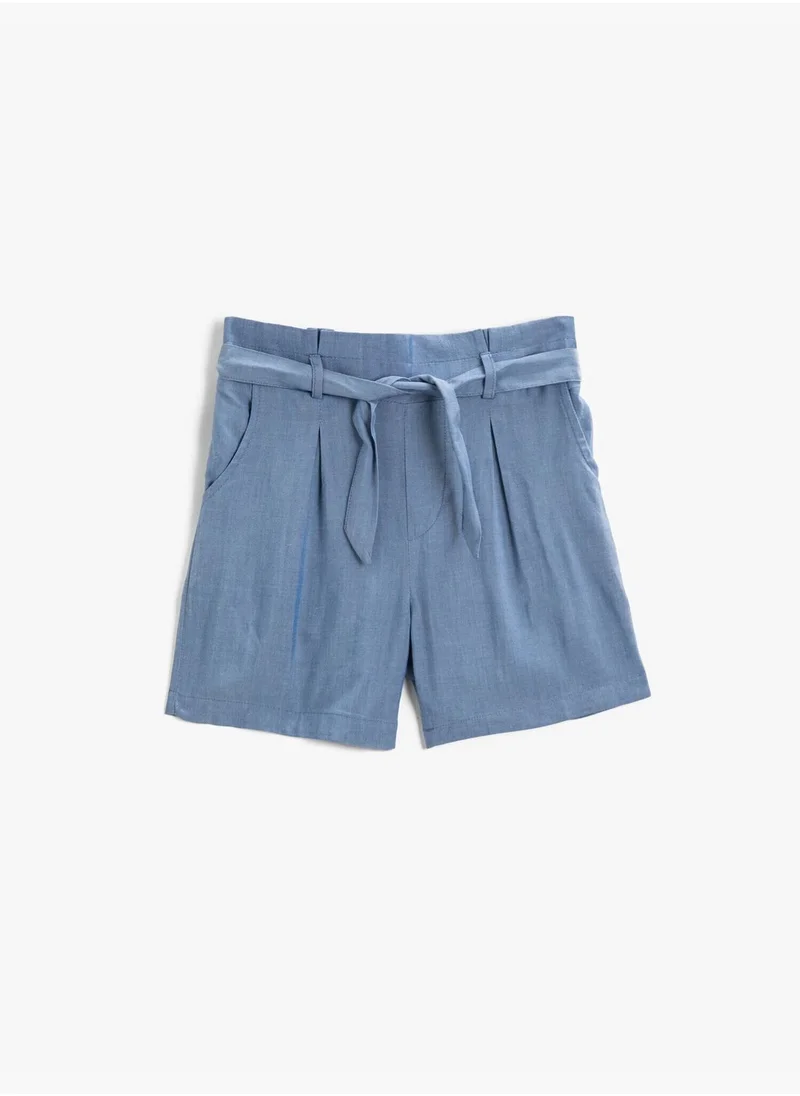 KOTON Belted Shorts