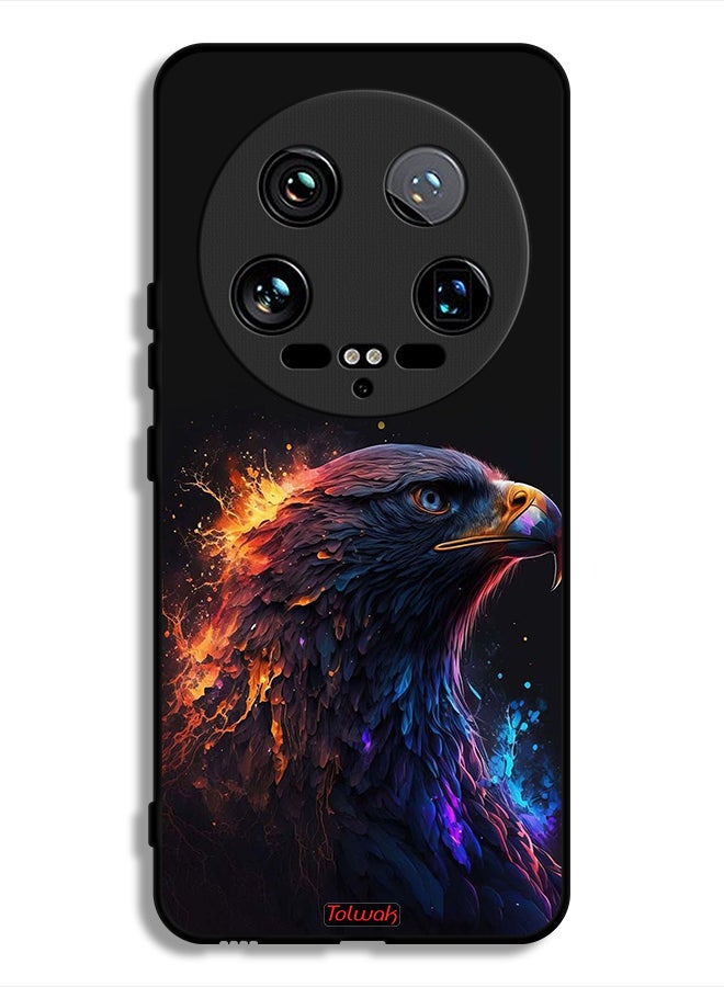 Tolwak Xiaomi 14 Ultra Protective Case Cover Eagle Art - Image 1