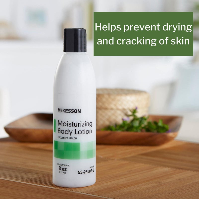 McKesson Moisturizing Body Lotion, Cucumber Melon Scent, 8 oz, 1 Count - Image 2