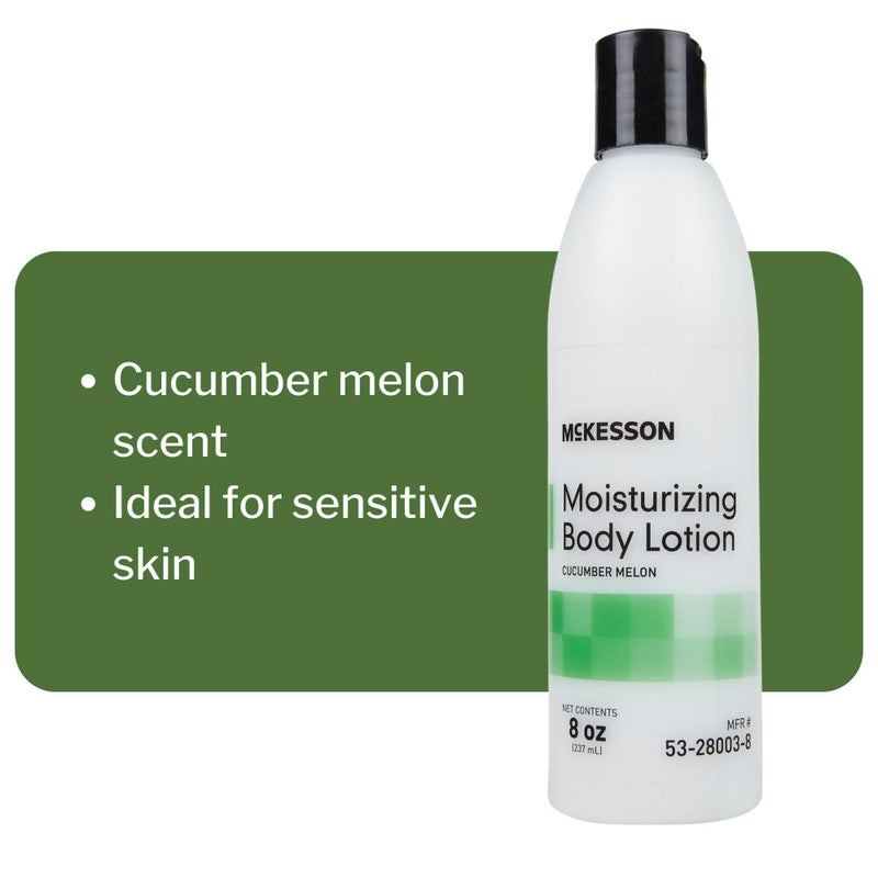McKesson Moisturizing Body Lotion, Cucumber Melon Scent, 8 oz, 1 Count - Image 4