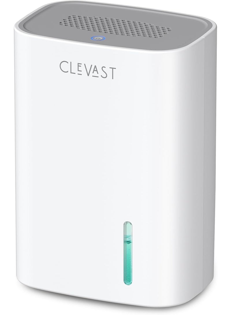 CLEVAST مزيل رطوبة صغير للمنزل، 800 مل مزيل رطوبة كهربائي مصغر لغرفة النوم، مزيل رطوبة هواء محمول مدمج للغرفة، الحمام، الخزانة، RV، المعسكر، المنزل مع إيقاف تشغيل تلقائي - Image 1