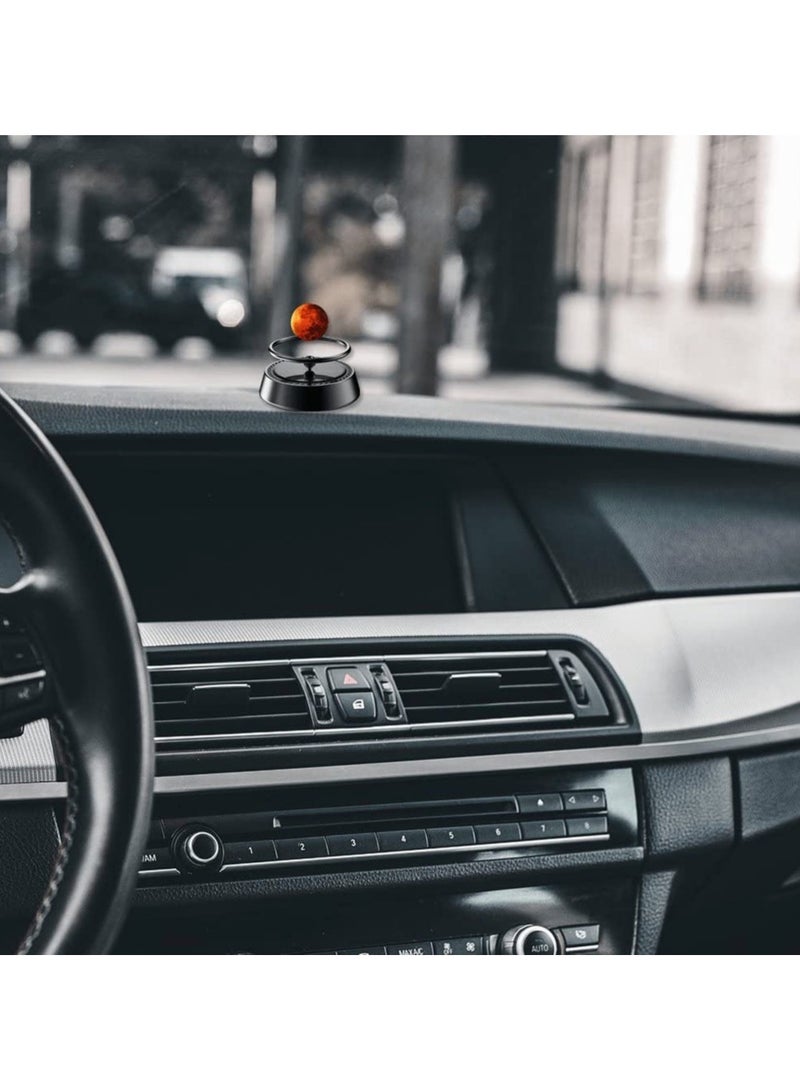 SYOSI Car Air Freshener Car Aromatherapy Diffuser Solar Rotating Car Air Freshener Diffuser Car Interior Decor Natural Long-lasting Fragrance Aromatherapy - Image 3