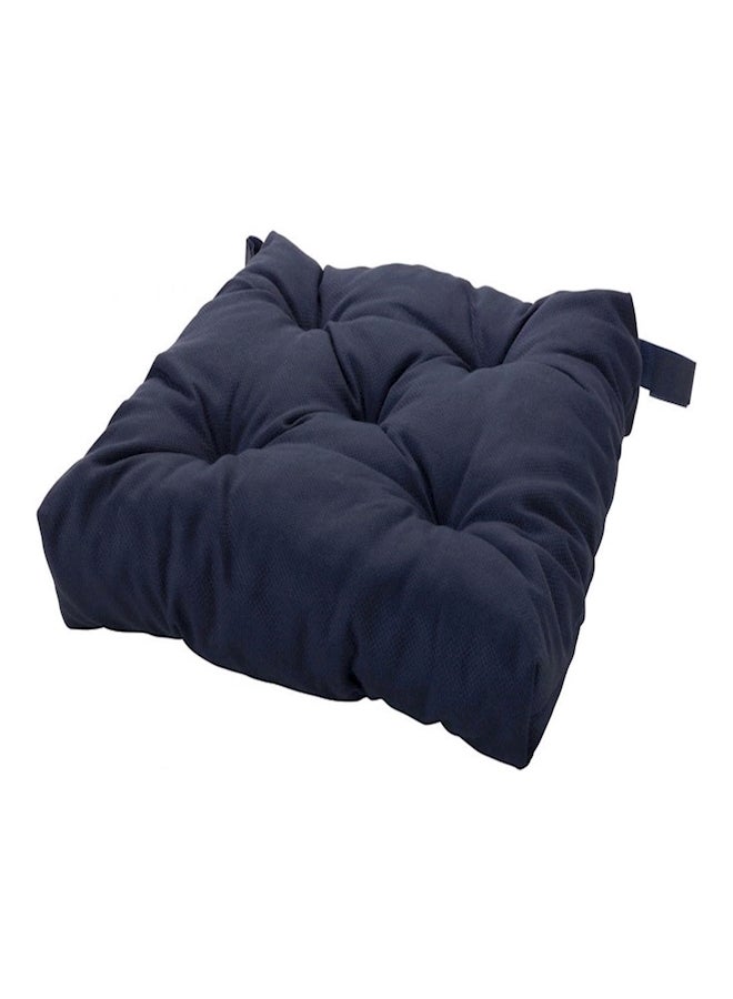 Malinda Cotton Chair Cushion Cotton Blue