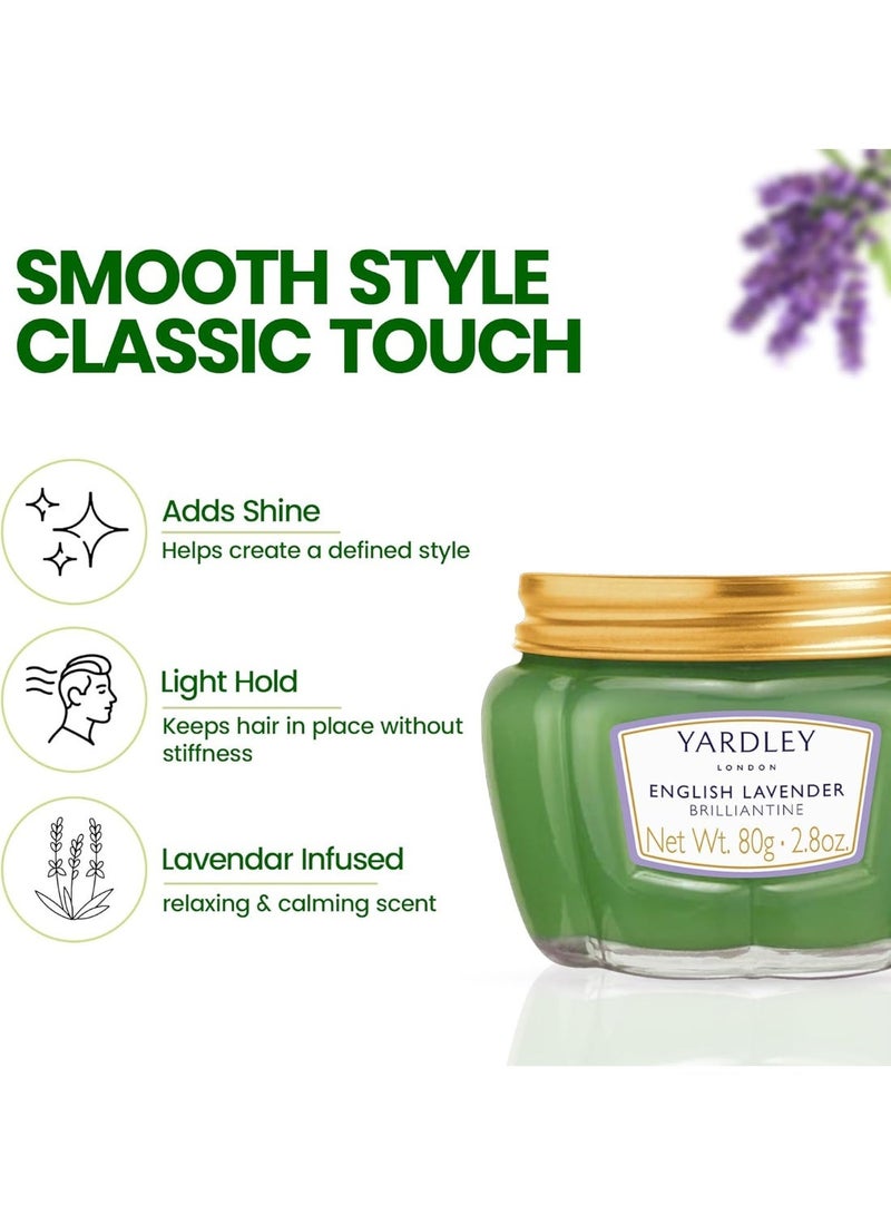 ياردلي كريم الشعر بريليانتين باللافندر الإنجليزي 80 جم - Image 3
