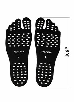 KASTWAVE Beach Foot Pads Barefoot Adhesive Invisible Shoes Stick on Foot Pad Stickers Stick on Soles Anti-Slip Waterproof Silicone Unisex Footing Pad for Surfing Yoga Swimming 6 Pack  - Image 2
