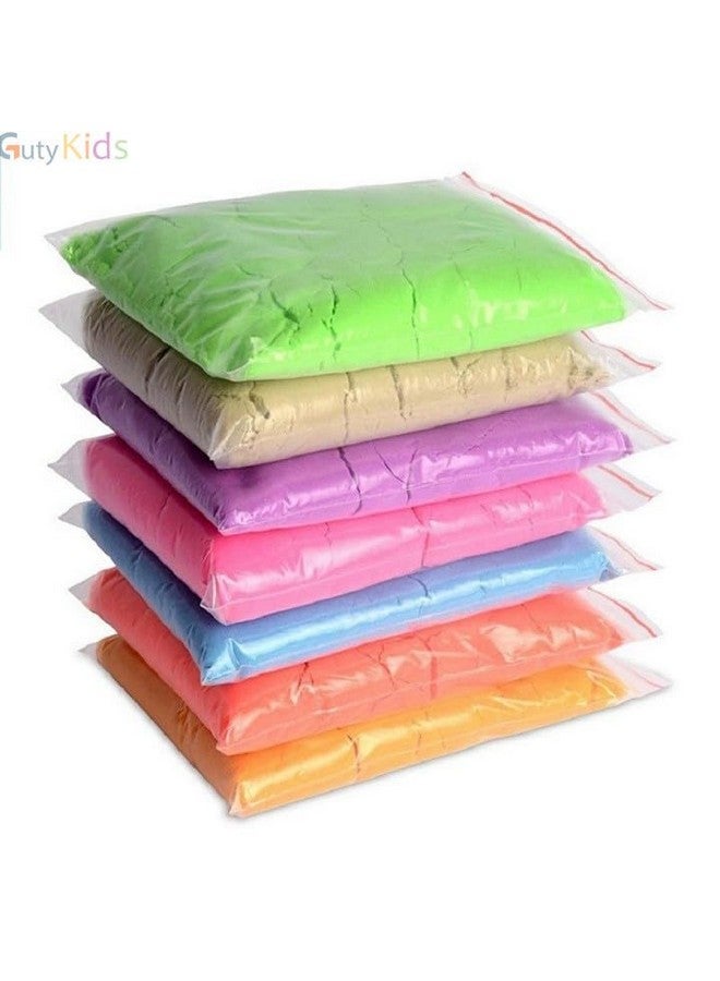 CraftVatika مسحوق رانغولي متعدد الألوان من كرافت فاتيكا لتزيين ديوالي، تزيين الأرضيات لغانش تشاتورثي، تزيين مهرجان ديوالي (متعدد الألوان) (1 صندوق، 5 أكياس) - Image 2