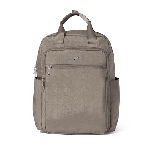 Baggallini Commuter Laptop Backpack - Lightweight 15x11 Travel Backpack w/RFID & Luggage Sleeve - Image 2