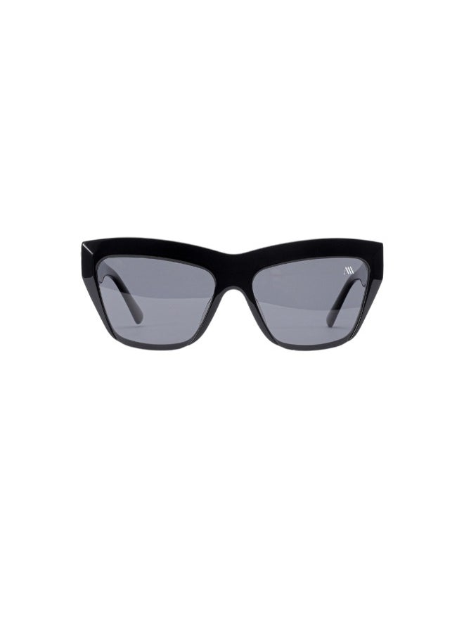 Kemet Eyewear Cat Eye Full Rim Women Riva Black Gray Lens 