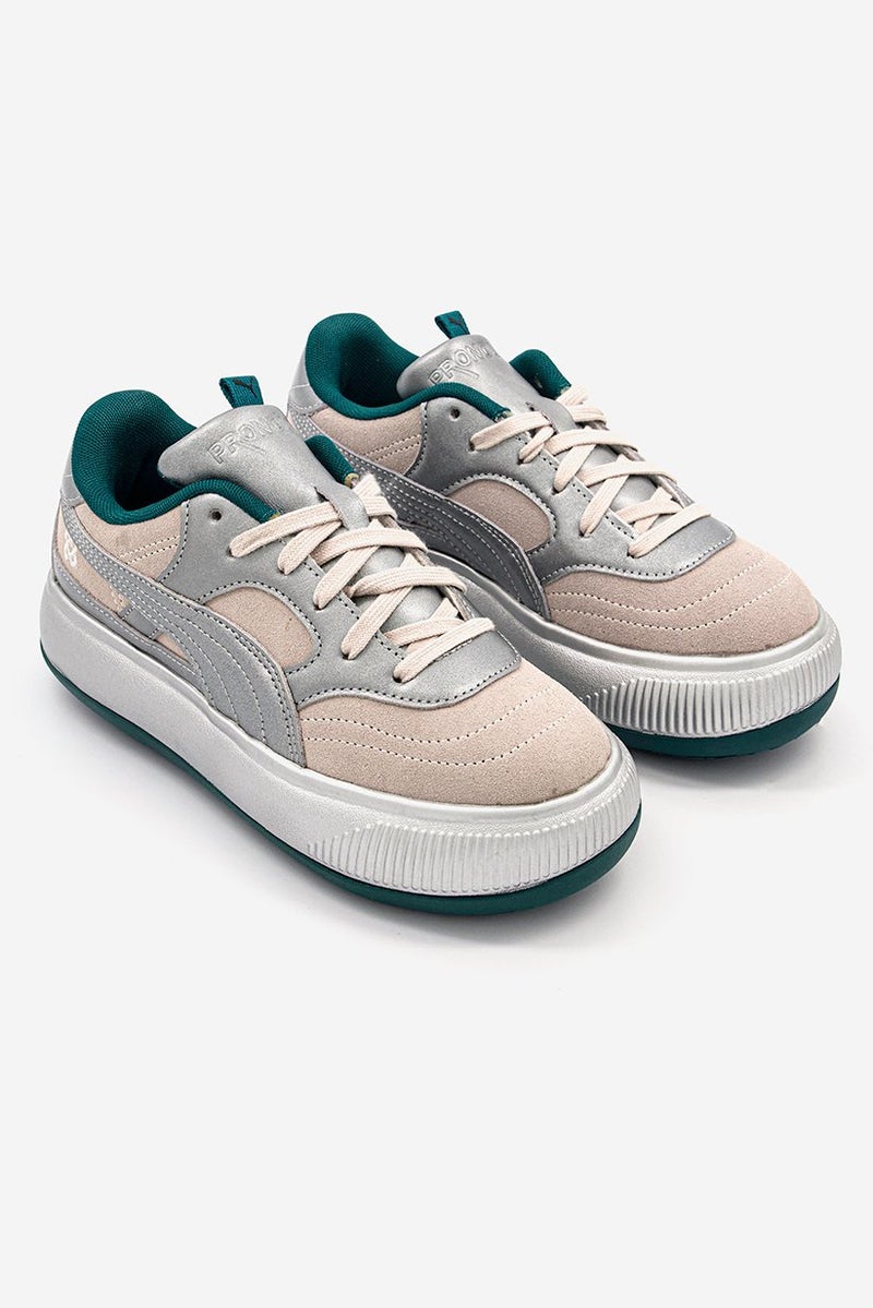 PUMA Women Lace Up Suede Mayu 2 Sport Shoes, Multicolor - Image 1