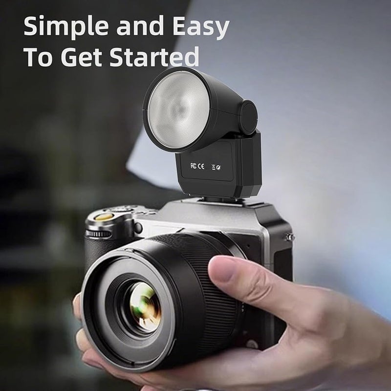 GN8 6500K CRI97 رجعي DSLR كاميرا عالية السرعة فلاش عالمي خارجي ملء ضوء المحمولة حذاء حار جبل - Image 3