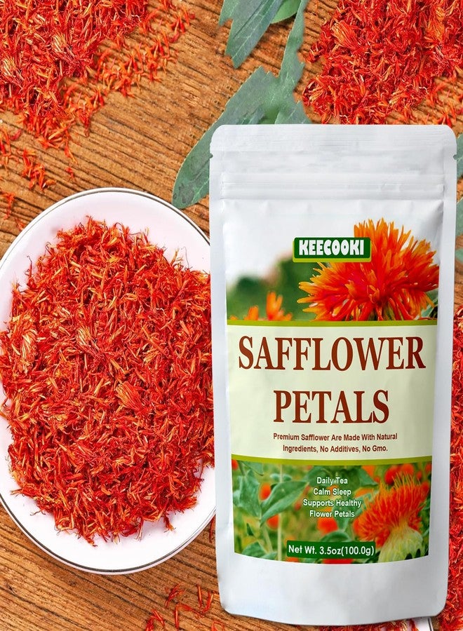 Premium Dried Safflower Petals, 3.5oz(100g), 100% Natural Safflower Flowers, Pure, No Additives, Pack of 1 - Image 5