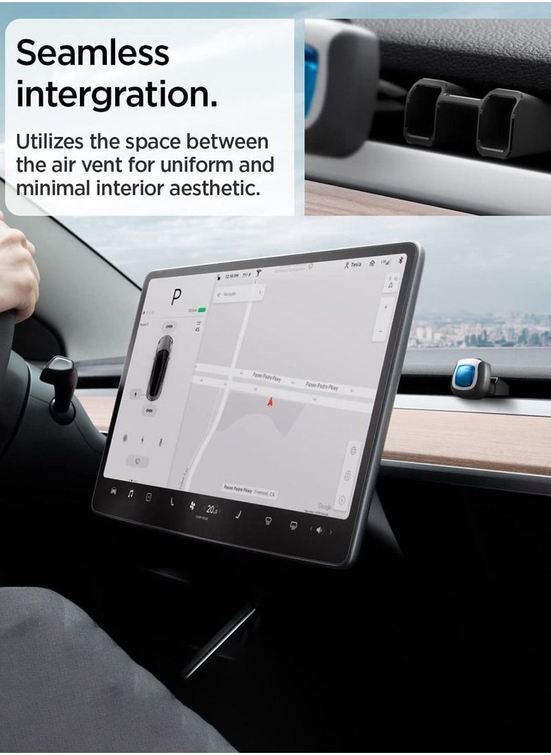 Spigen - Air Freshener Adapter for Tesla Model 3 and Model Y Air Vent (Air Freshener Not Included) - 2 Pack - Image 1
