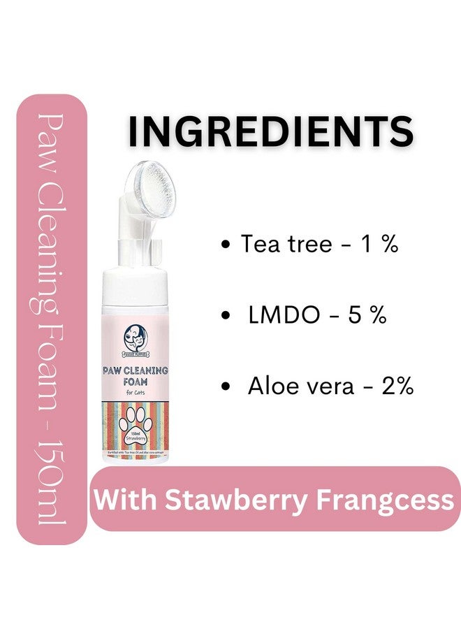 Pet Paw Care 5-In-1 Kit For Cats & Kittens (Perfect Paw Gift Box) | Paw Cleaning Foam, Fresh Apple Wet Wipes, Towel, Nail Clipper & Paw Cleaner Cup (Color May Vary) - Image 4