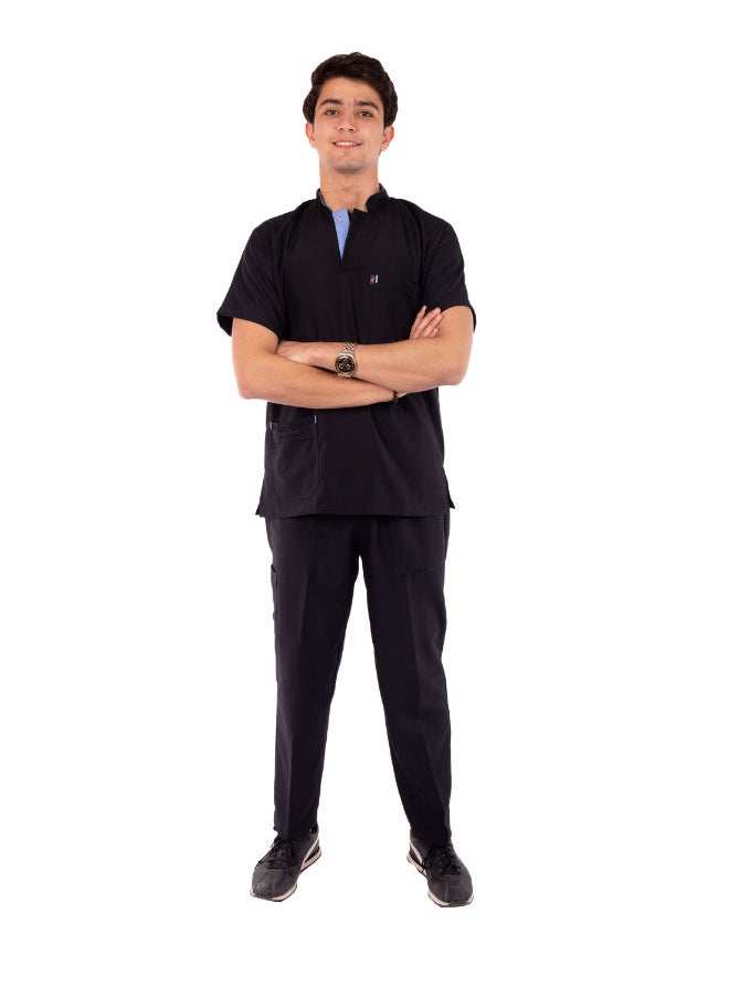 APEX Black Royal Medical Scrub  - Image 1