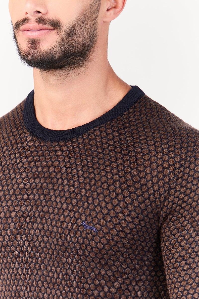 Harmont & Blaine Men Embroidered Logo Sweater, Multicolor - Image 3