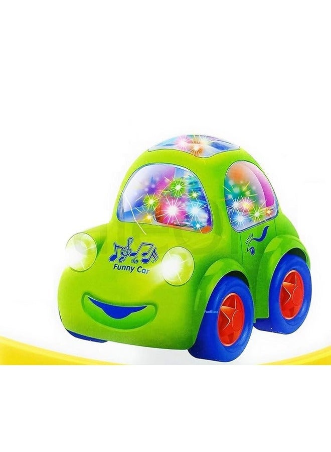 FunBlast Funny Car Toy - Car for Kids with Light 360 Degree Rotation and Sound Toy, Musical Toy for Boys - Image 1