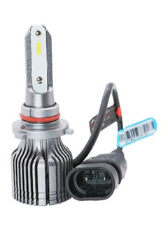 نيبمينينت مصباح أمامي LED عالي السطوع T2 X 9005 بقدرة 200 وات ودرجة حرارة لونية 6500 كلفن 