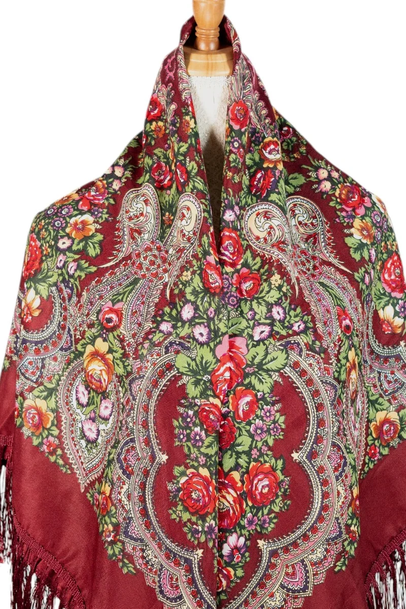 D'Daniela Motya Women's Eastern European Cotton Tassel Shawl