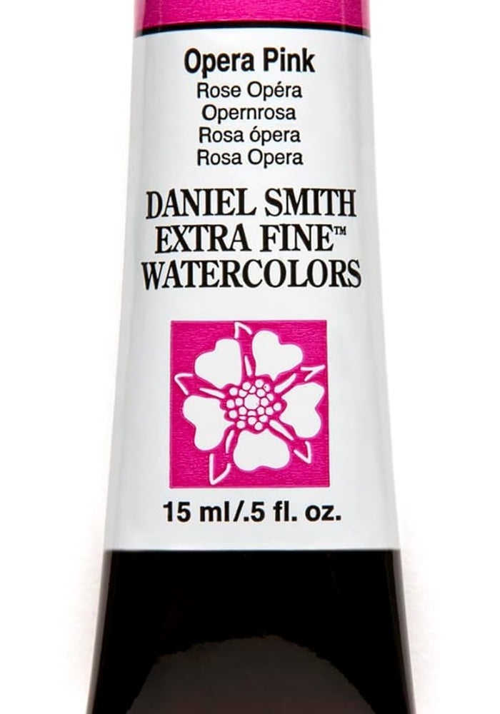DANIEL SMITH Extra Fine Watercolors - Opera Pink 15ml Tube - Image 1