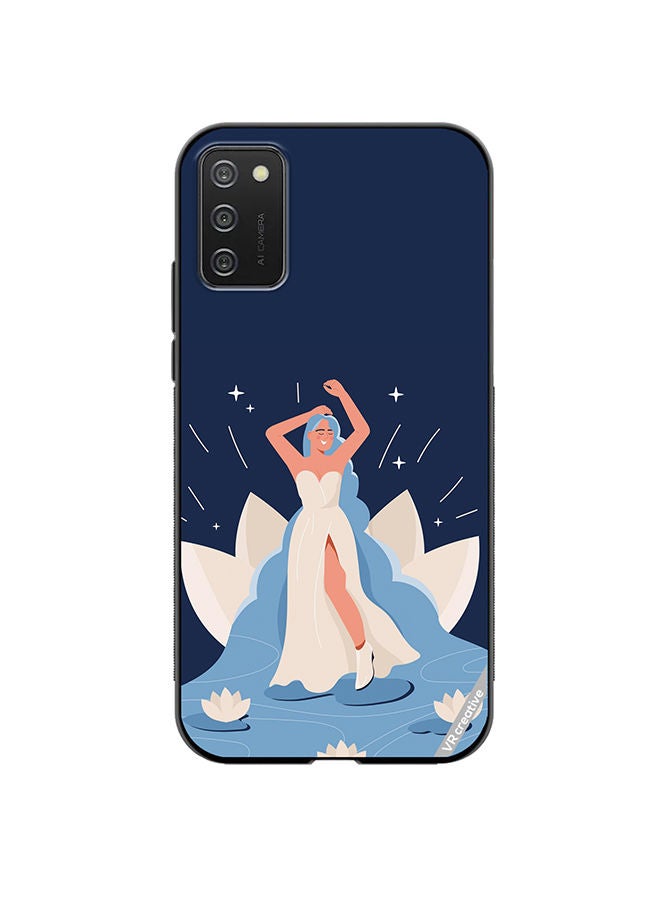 VR CREATIVE Protective Case Cover For Samsung Galaxy A03s Beauty Fantasy Woman Design Multicolour - Image 1