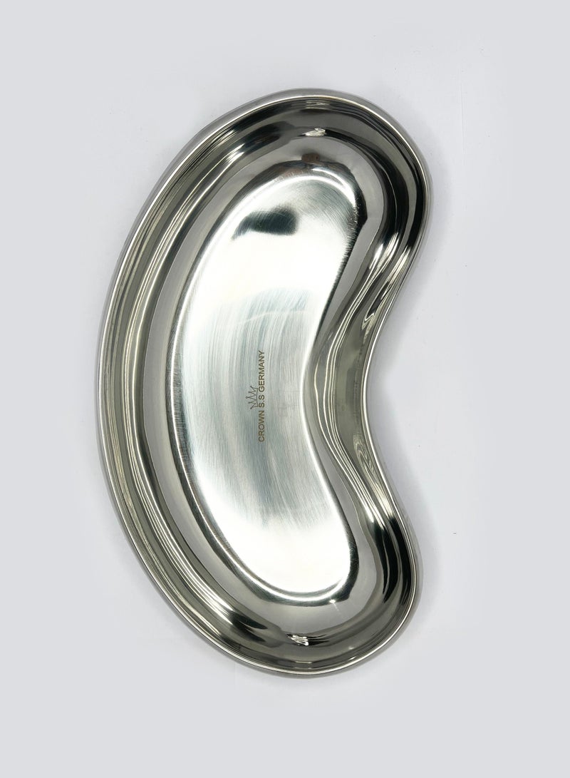 Crown Stainless Steel Kidney Tray Rust Resistant Easy to Clean Medical Instrument Tray for Clinic Hospital Dental and Home Care Use - Image 3