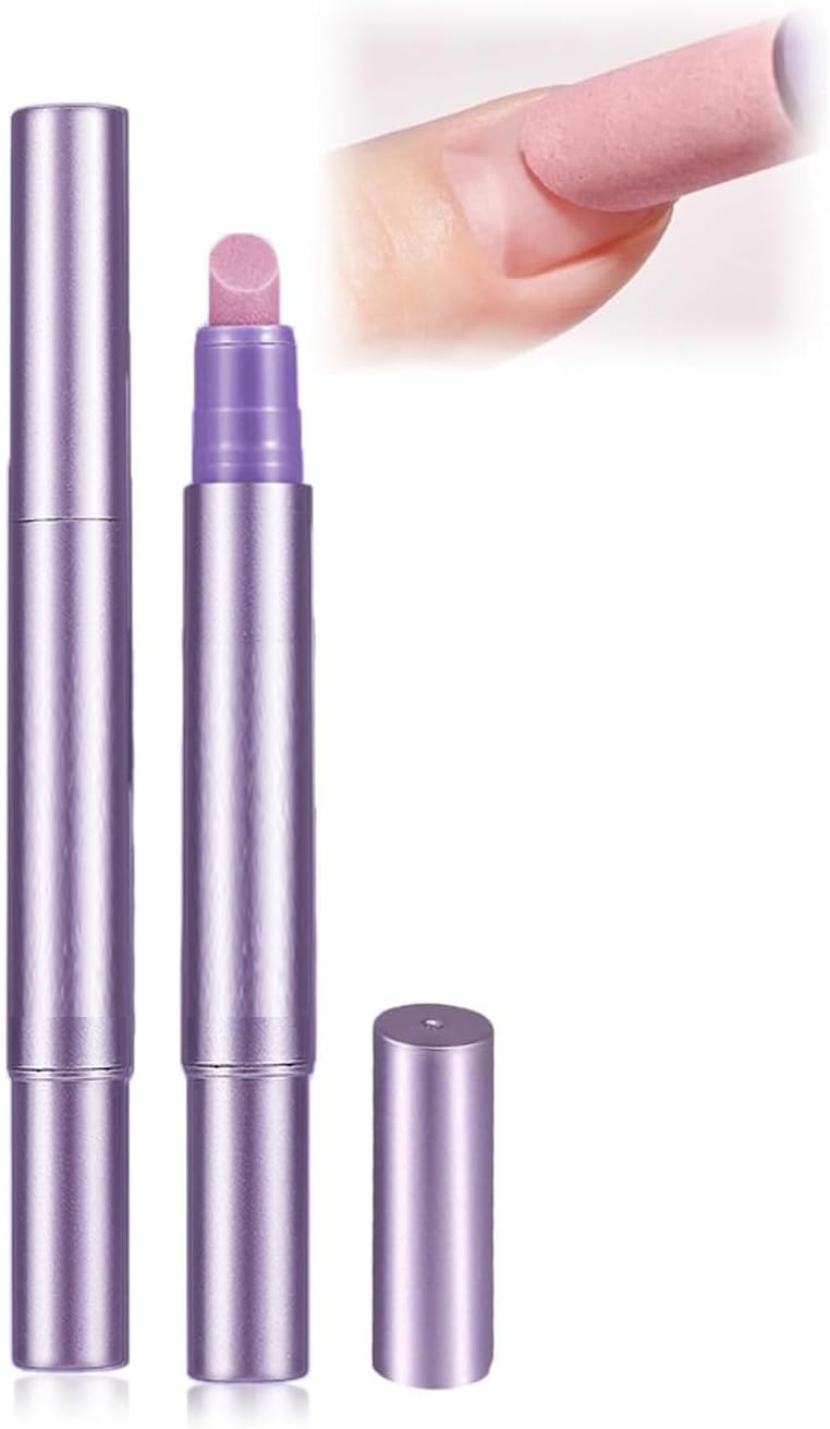 YOOJ ® 2 Pcs Cuticle Oil Pusher Pens, 4 in 1 Ceramic Cuticle Remover & Cuticle Oil in a Pen, Nail Care Tool for Hangnails & Dry Damaged Nails, Nail Care Tool for Repair Nourish Nails - Image 1