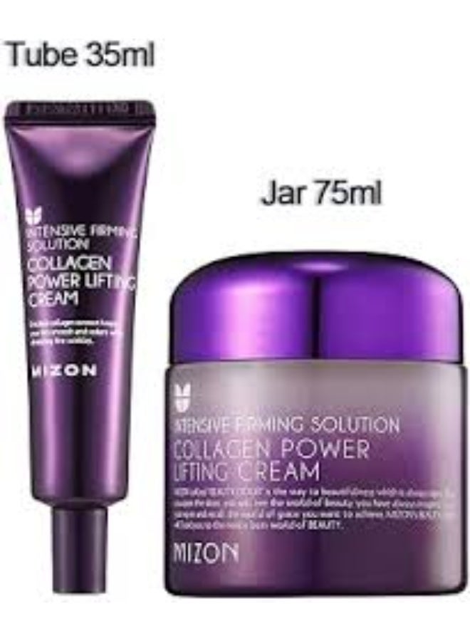 Mizon Intensive Firming Solution Collagen Power Lifting Cream 35ml - Image 3