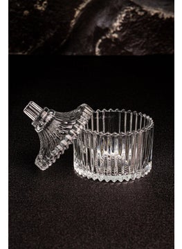 Devigo Glass Sugar Bowl Mini Turkish Delight Holder Treat Dragee Dispenser  - Image 1