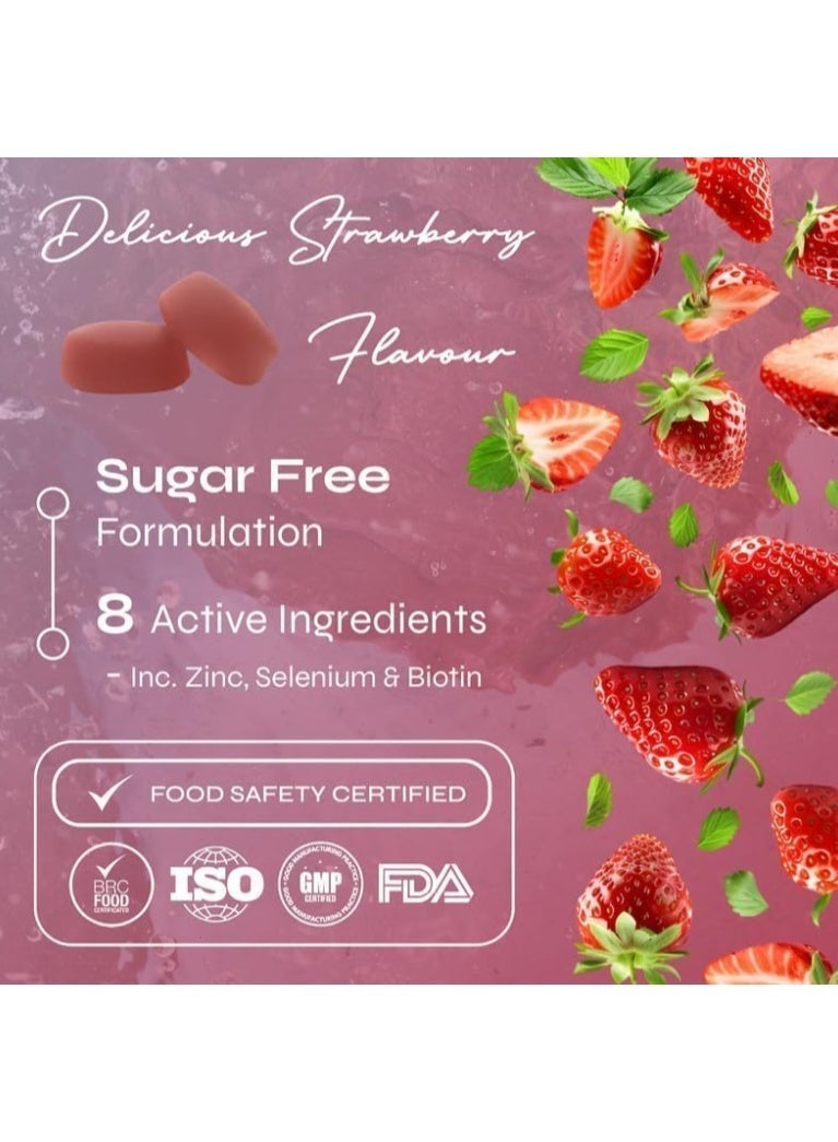 Known Hair Skin Nails Gummies Sugar Free – Biotin Collagen Support Multivitamin - Image 4