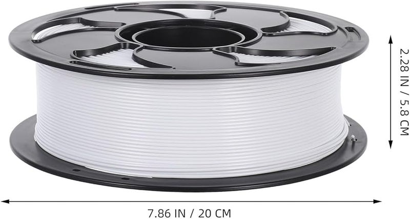 White PETG 3D Printer Filament High Purity Low Shrinkage Tough Rigid Material - Image 3