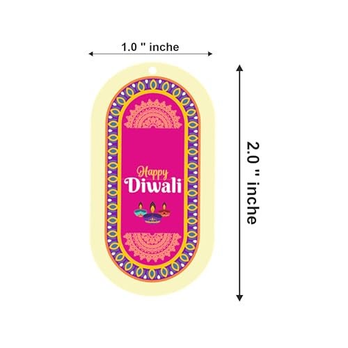 TOYXE Happy Diwali Paper Gift Wrap Tags Pack of 10 Pieces - Image 2
