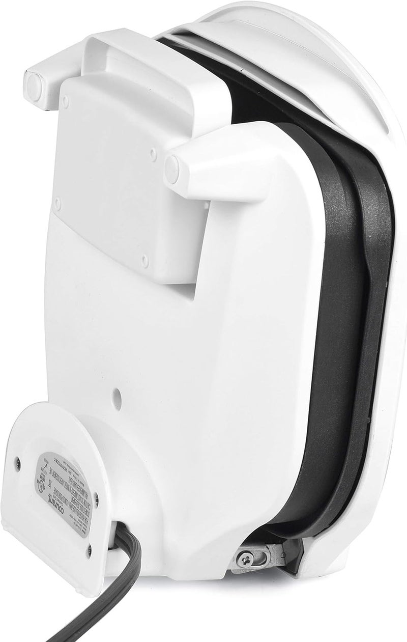 COURANT 2-Serving Classic Plate Electric Indoor Grill and Panini Press, Contact Grill Champ, White - Image 5