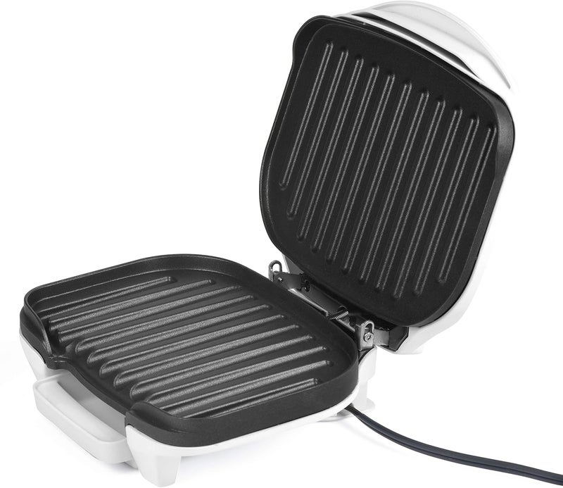 COURANT 2-Serving Classic Plate Electric Indoor Grill and Panini Press, Contact Grill Champ, White - Image 2