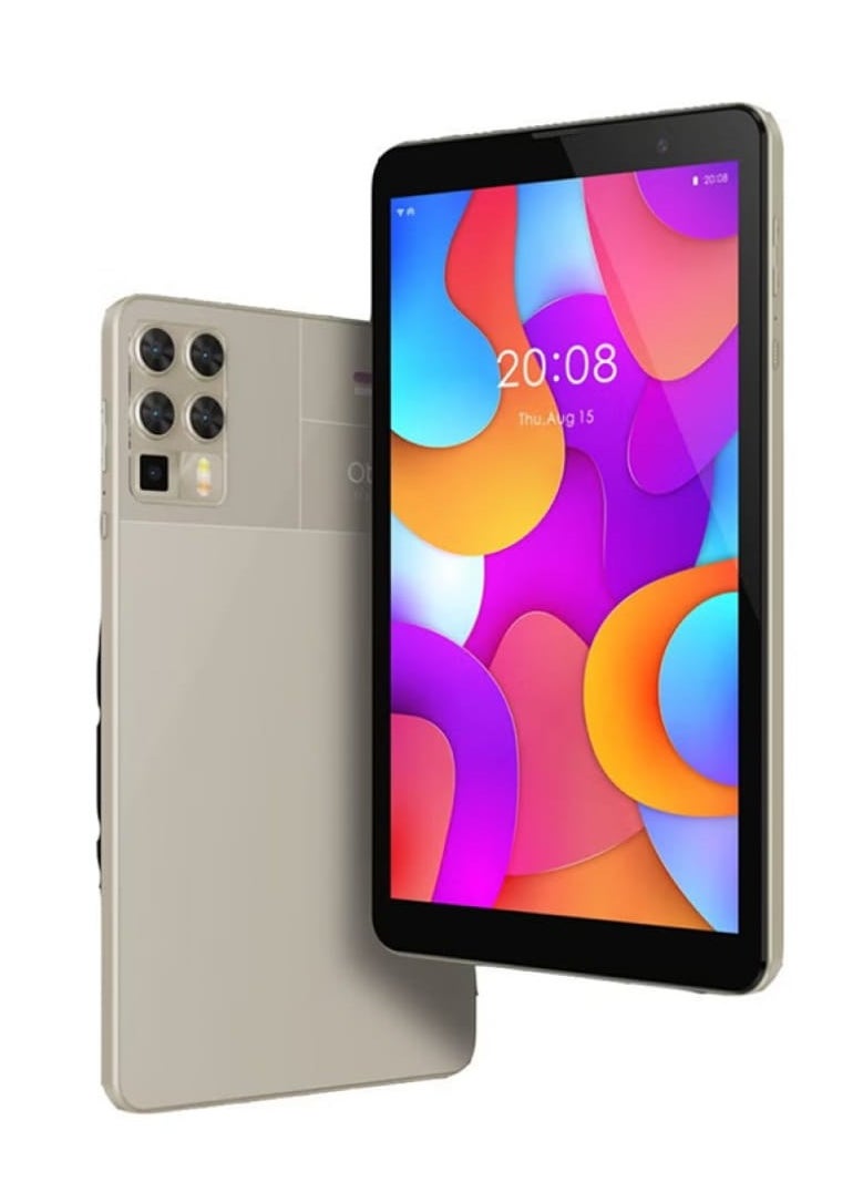 Oteeto - K7 5G Network Android Tablet With 7 Inch Display 8GB RAM 256GB Rom and 3500mAh Battery Gold - Image 1