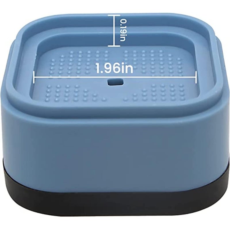 SPOLIK 3-Inch Stackable Bed Risers & Adjustable Furniture Leg Extenders.Anti-Slip, Vibration-Absorbing Beds,Desks, Sofas,Tables,Chairs Refrigerators Noise Cancelling,Washing Machine Pads (Pack of 4) - Image 4