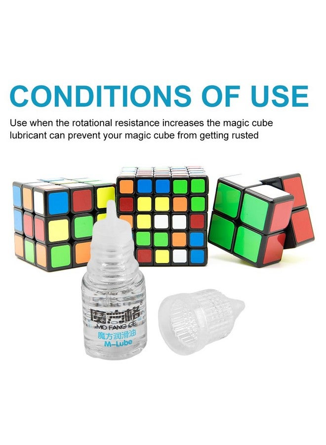 Saycker Speed Cube Lube,3ml Silicone Oil Lube for Magic Cube,Lubrication for Speed Cubing,for Improve Magic Cube Speed,Lubricating Speed Cube Oil Magic Cube Accessories,1Pc - Image 3