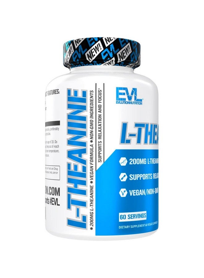 Evlution L Theanine 200mg Capsules for Focus and Relaxation Nutrition L-theanine 200mg Nootropic Supplement for Attention & Energy - Daytime Mood Support and Nootropic Focus Supplement - Image 4