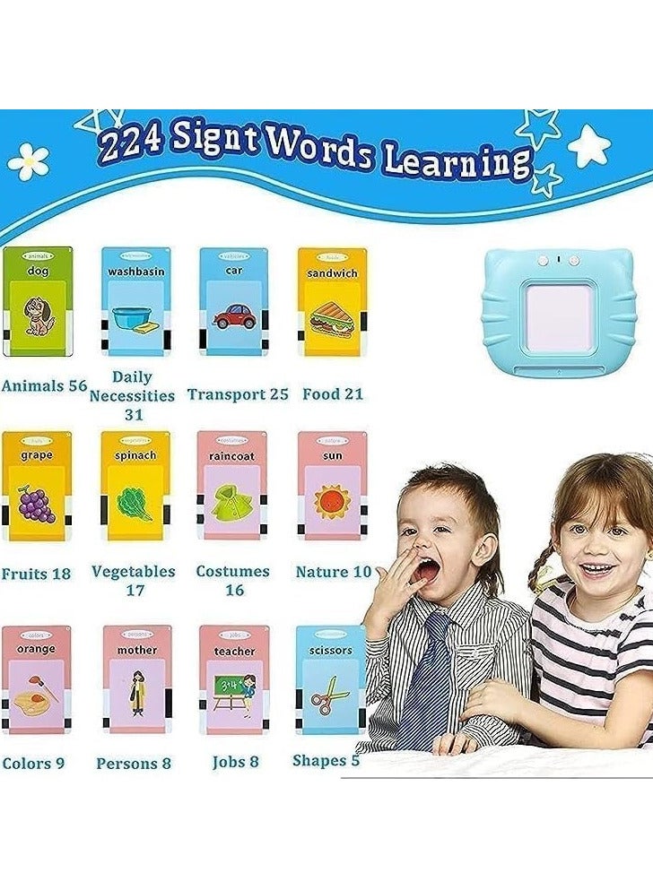 English Words Flash Cards for Preschool Learning English Words Pronunciation Flashcards Early Reading Electronic Flash Cards for Kids and Baby, 112 Cards... - Image 4