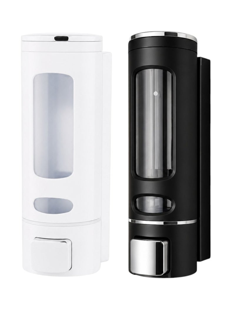 VENDIX Wall Mounted Soap Dispenser, 300ml, Liquid Shampoo Dispenser, Shower Gel, Hand Sanitizer, Lotion Dispenser for Bathrooms and Hotels, 300ml - Image 3
