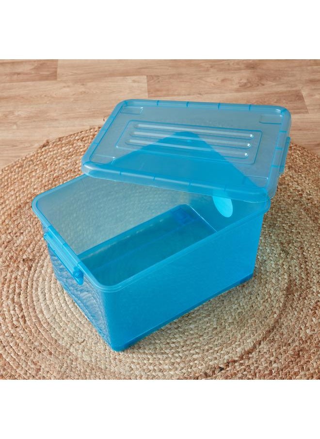 Home Box 32 L Storage Box With Wheels And Lid 47X34X25 Cm  - Image 2