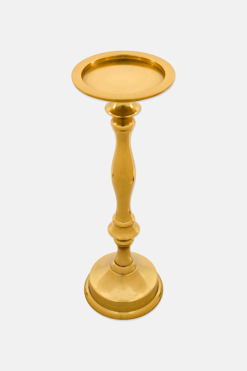 Muy Mucho Lumarko Candle Holder, Gold - Image 2