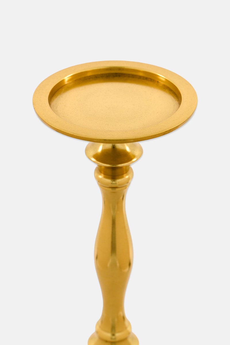 Muy Mucho Lumarko Candle Holder, Gold - Image 3