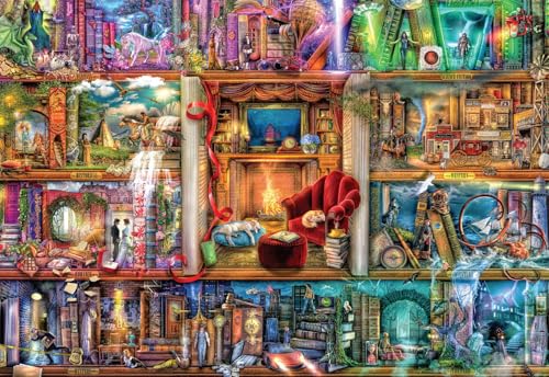 Buffalo Games Aimee Stewart The Grand Fiction Library 2000 Piece Jigsaw Puzzle for Adults Challenging Puzzle Perfect for Game Nights Finished Size is 3850 x 2650 - Image 5
