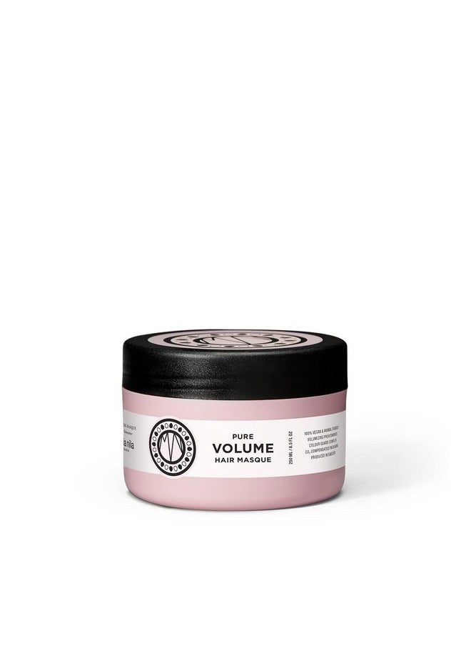 Maria Nila Pure Volume Hair Mask 8.5 Fl Oz Vitamin B5 Gives Volume To Thin & Fine Hair 100% Vegan & Sulfate Paraben Free  - Image 1