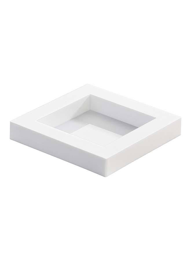 Restaurantware-2.5 x 2.5 Inch Dessert Plates, 20 Disposable Appetizer Plates - For Cold Foods, White Plastic Mini Serving Plates, Serve Appetizers Or Desserts, For Buffet Or Catered Events - Image 2