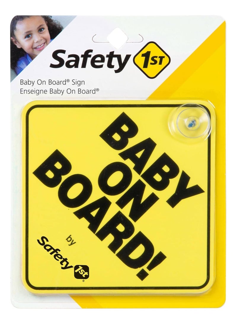 سيفتي فيرست علامة "طفل على متن الطائرة" باللون الأصفر - Image 4